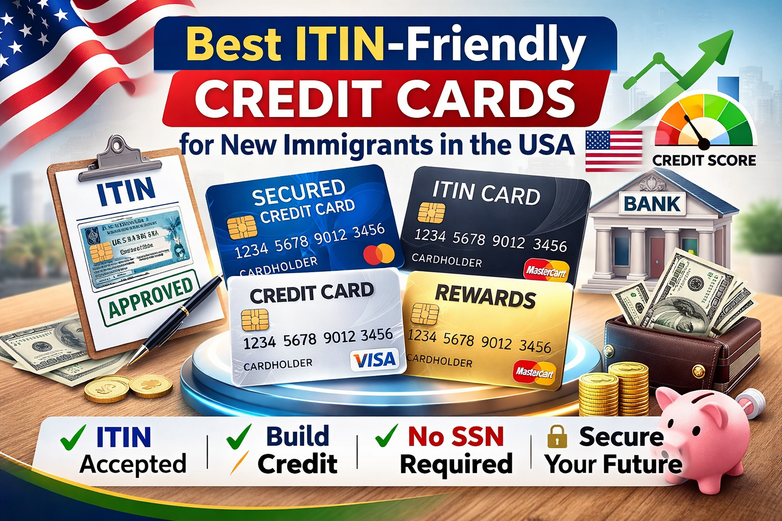 Best ITIN Friendly Credit Cards for New Immigrants