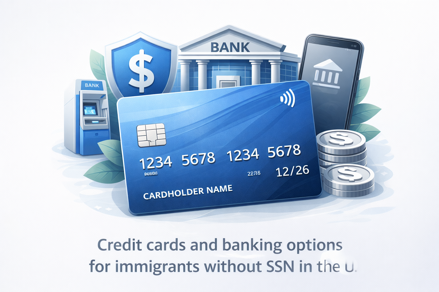 Credit cards and banking options for immigrants without SSN in the USA